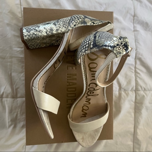 Sam Edelman | Shoes | Sam Edelman Snake Print Heels | Poshmark